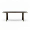 Modern rectangular dining table with a smooth surface and sturdy legs 200 x 100 x 75cm