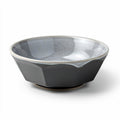 Stoneware serving bowl in gray 25 x 25 x 8cm for everyday use